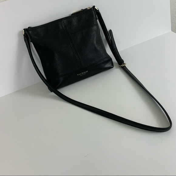 Isaac Mizrahi Kay Leather Crossbody Perforated Bag - Picture 4 of 13